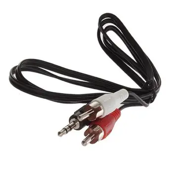  3,5 mm Y Adapter 2RCA kabel audio Stereo AUX Złącze mini-złącza 2 Wtyczki RCA Y Adapter Stereo 1/8 Rozdzielacza Przewód