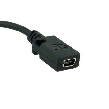  Micro USB 5pin Wtyczka do Mini USB 5pin Żeński kabel do ładowania danych 10 cm