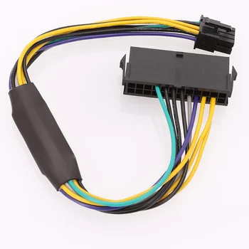  12-calowy 0,3-metrowy zasilacz ATX PSU z 24-pin i 8-pin, kabel w zestawie, Kompatybilny z DELL Optiplex 3020 7020 9020 Precision T1700