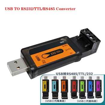  CH340 USB do RS232 TTL, RS485, Izolowany Moduł Adaptera Szeregowego Konwerter