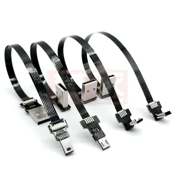  FFC Micro Mini USB FPV Płaski Płaski Płaski Miękki, elastyczny kabel do ładowania FPC do FPV Bezszczotkowy Ręcznie Wał monitor
