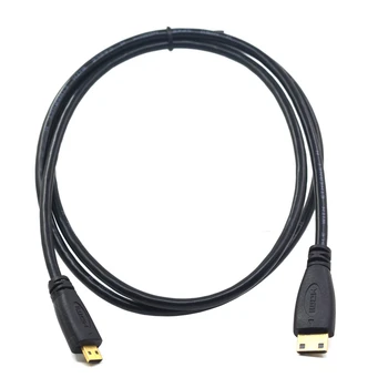  1 HDMI-kompatibel 1,4 Mini Stecker auf Micro HDMI Typ D Männlichen Video Daten Adapter Kabel 1080P 1FT